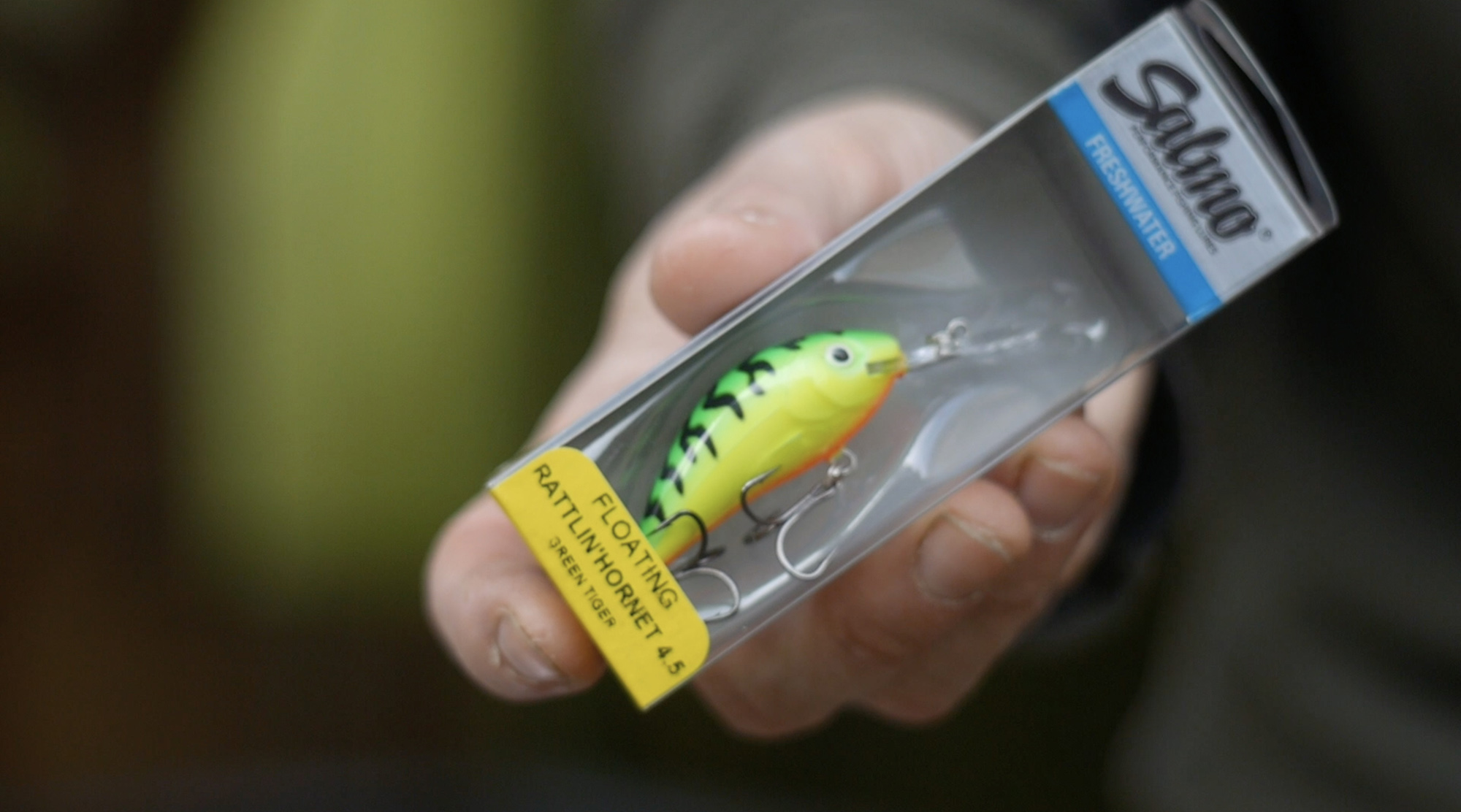 Salmo Rattlin' Hornet 4,5 Cm: Crankbait Galleggiante Per Predatori (Blue Baby) – Eccellente Per Mare E Fiume