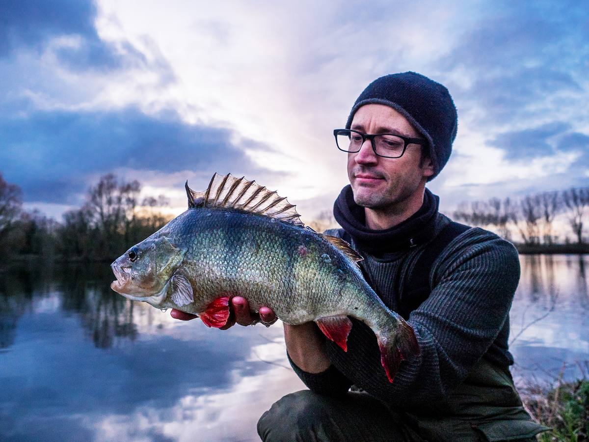 Perch fishing in the Lea Valley