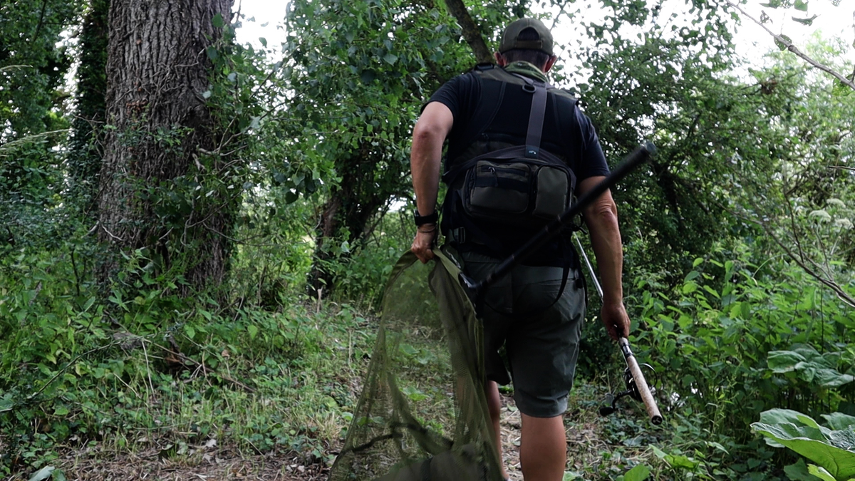 Chub and barbel fishing on small rivers