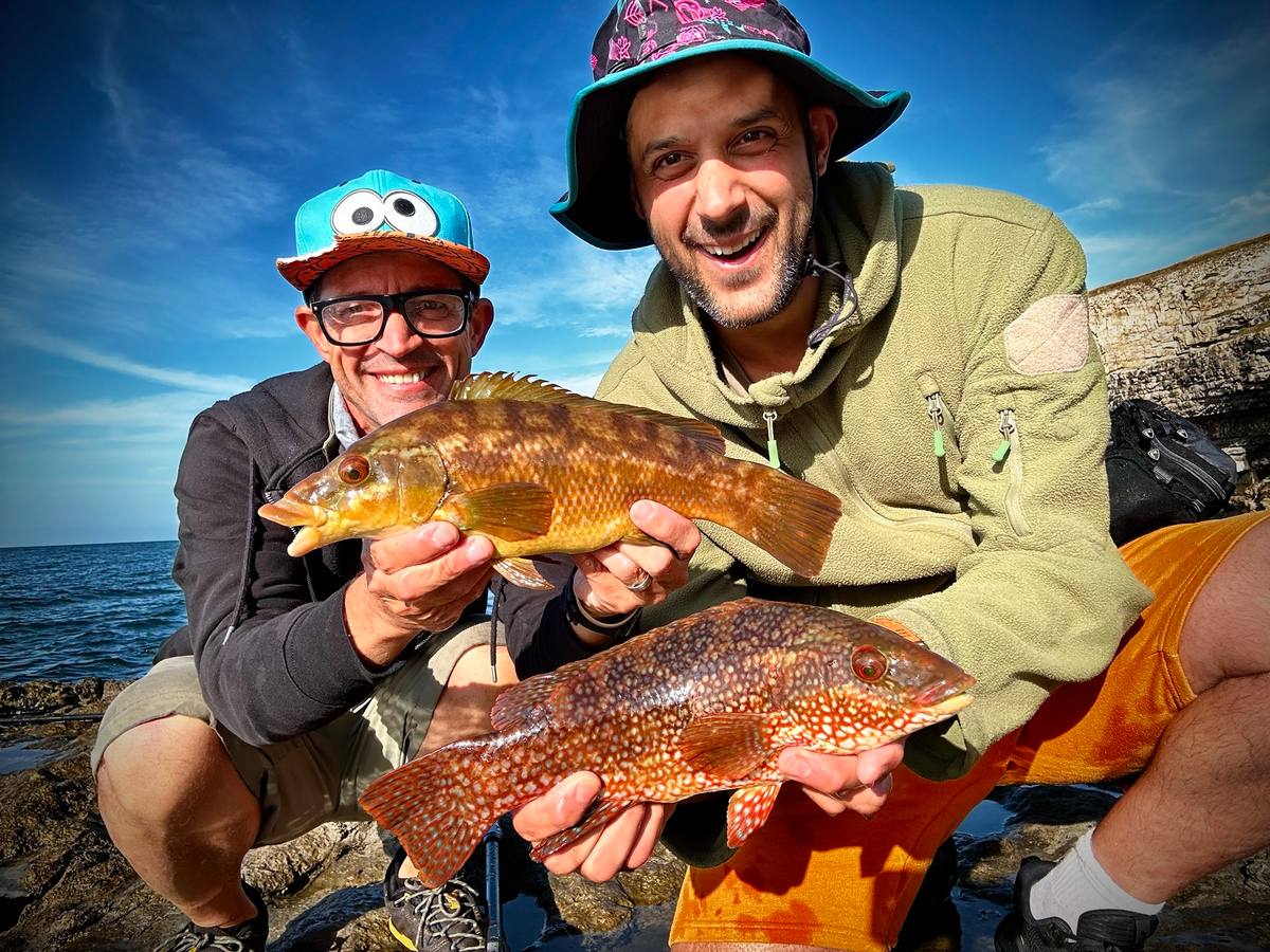 lure fishing for wrasse poole