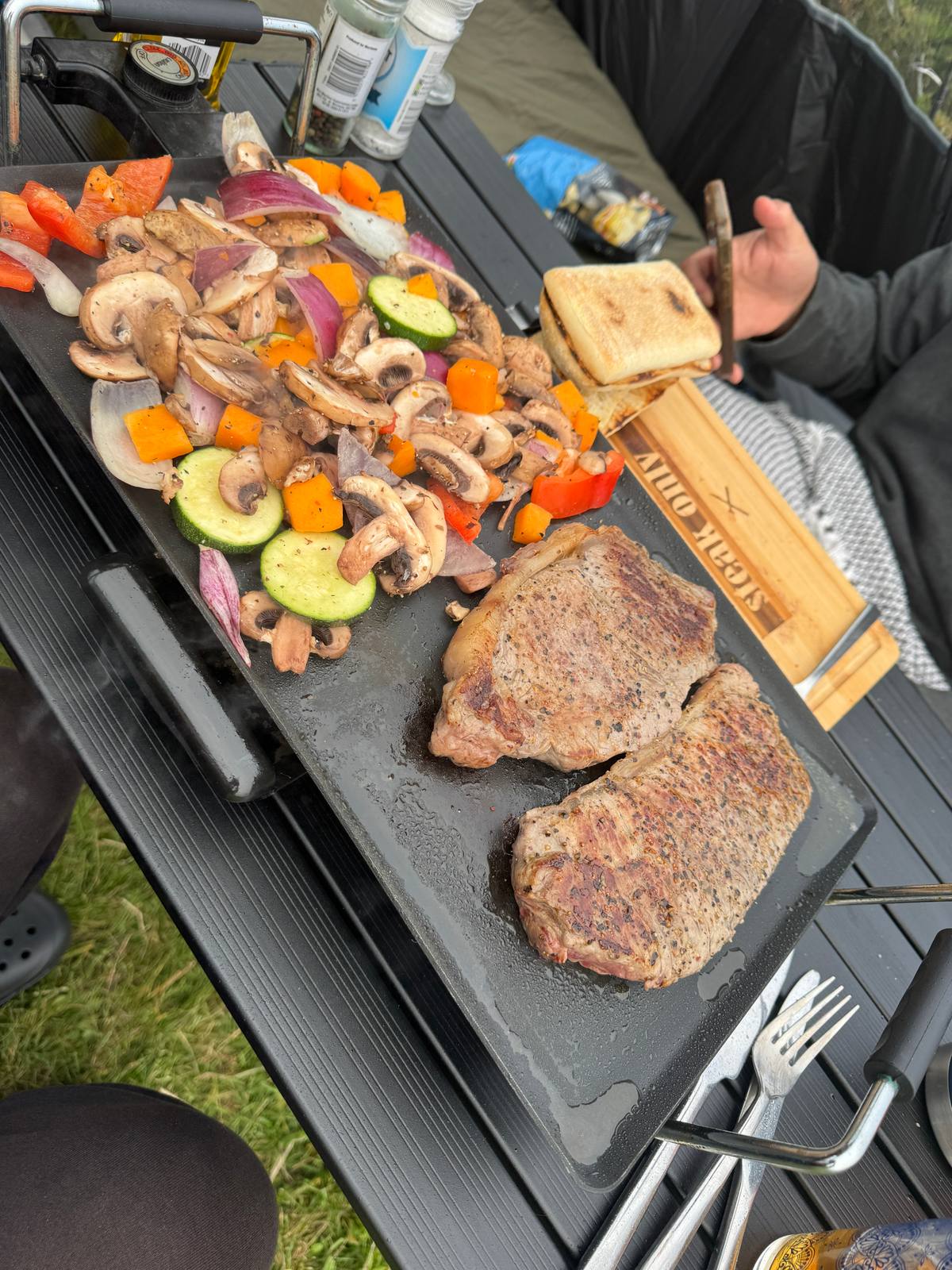 Hot plate campsite
